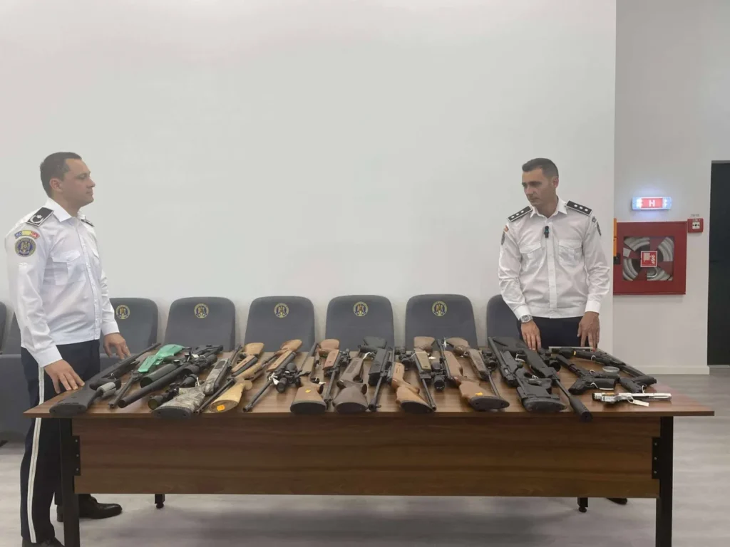 arme confiscate judetul arad iunie 2025