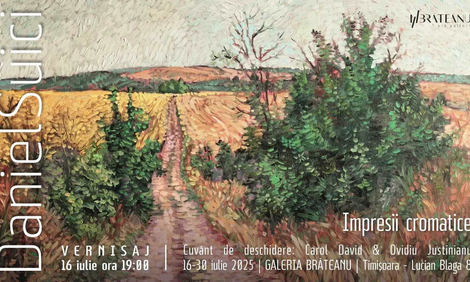 vernisajul expoziției „impresii cromatice” semnată