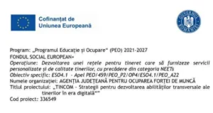 ajofm comunicat proiect pr