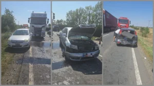 al doilea accident pe ziua