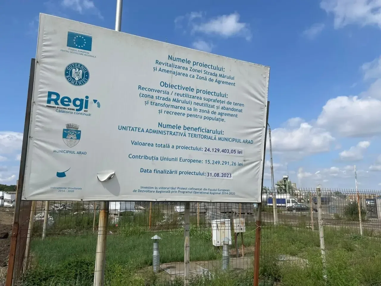 Zona mărului „revitalizată” | un alt proiect prin care s-au sifonat milioane și s-a construit nimic 20 panou zona marului