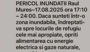 avertizare cod portocaliu hidrologic -