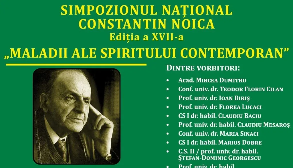Simpozionul „constantin noica”, la uav arad 1 afis simpozion noica facebook 1