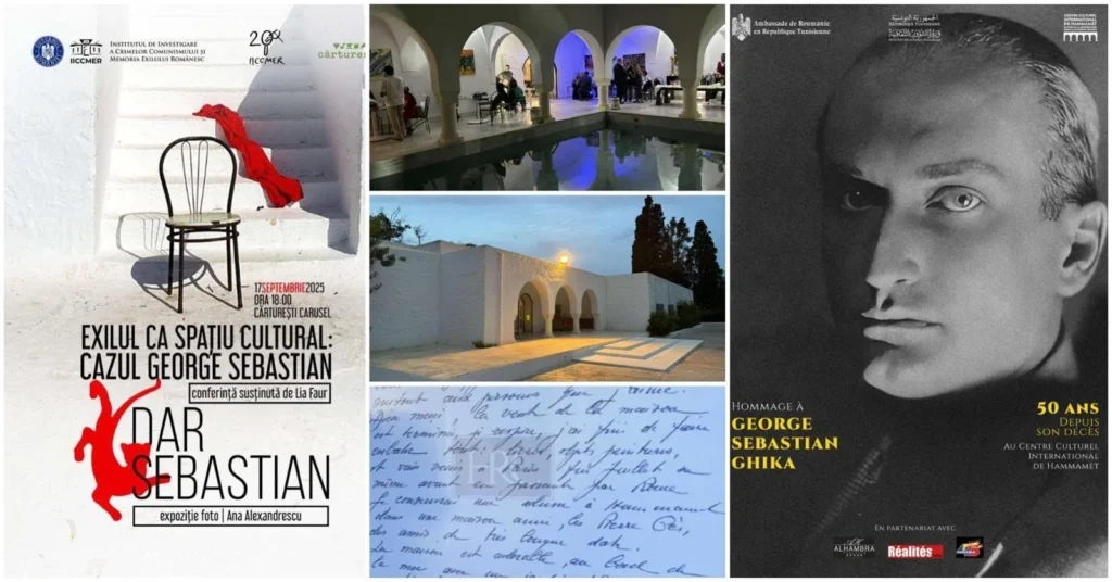 „exilul ca spațiu cultural: cazul george sebastian” | o conferință cu expoziție foto dedicată artistocratului român din familia ghika, creatorul vilei iconice „dar sebastian” din hammamet, tunisia - la cărturești 4 george sebastian