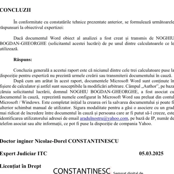 Actualizare 4 | copiii preotului paroh gheorghe gligor au trimis un răspuns amplu la „acuzațiile nefondate ale lui noghiu bogdan” 13 noghiu expertiza 1