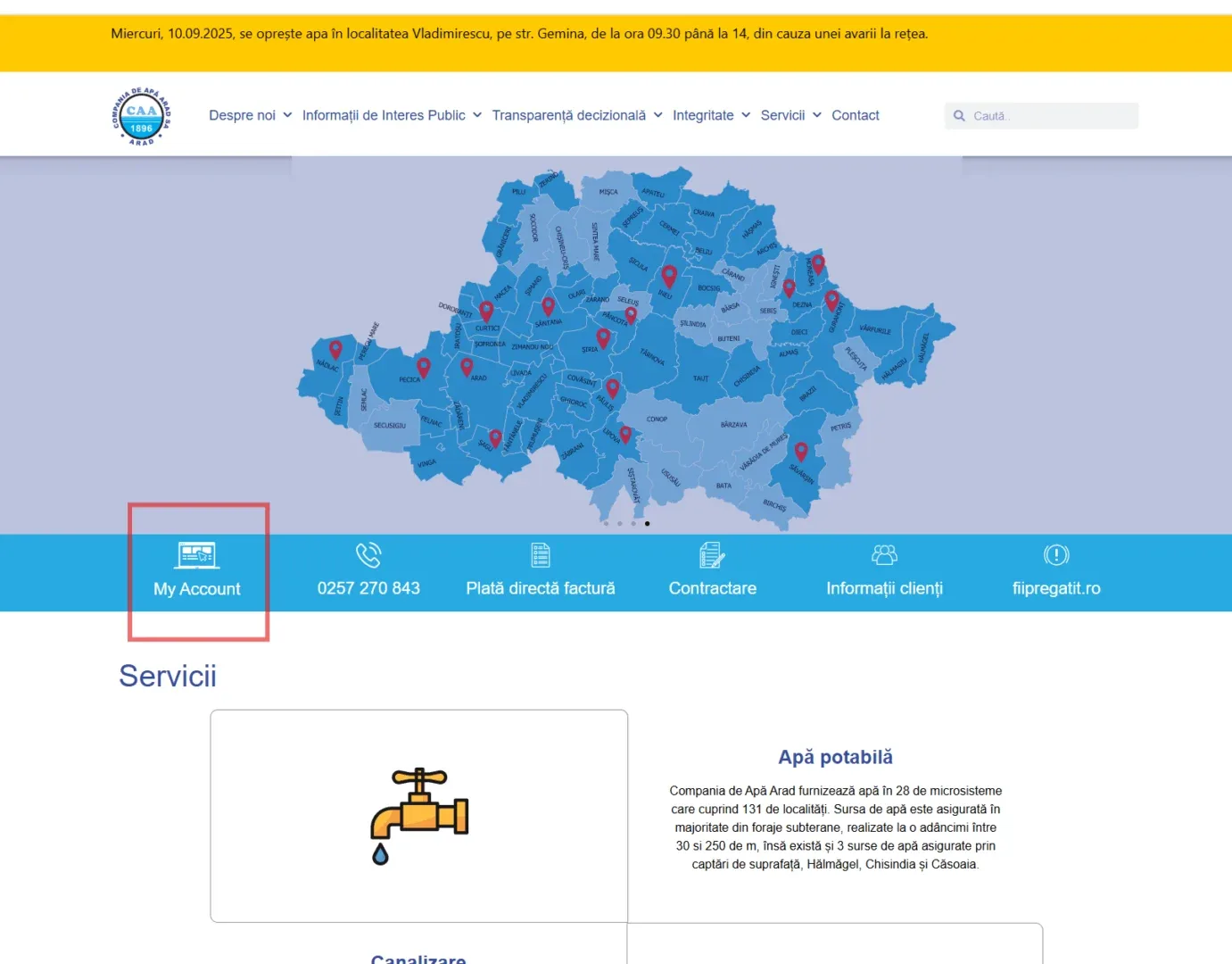 Compania de apă arad a lansat platforma myaccount 2 foto myaccount 002