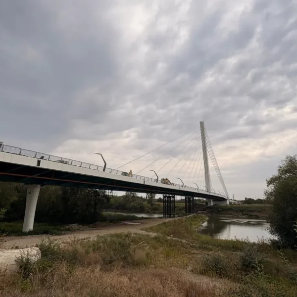 Podul hobanat „ușurat” de amporă | video din dronă 2 podul hobanat 8