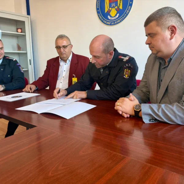 Isu arad își face subunitate de intervenție la lipova | s-a semnat protocolul de colaborare între autorități 2 isu lipova. terenjpg