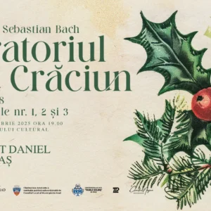 afis johann sebastian bach oratoriul de craciun