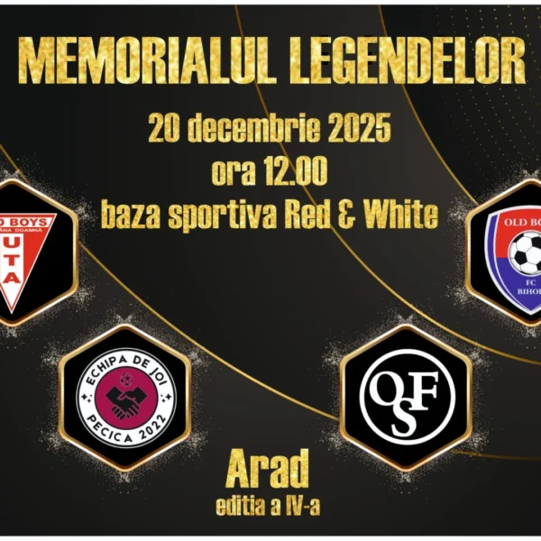 Emoții și bucuria revederii la „memorialul legendelor”, turneul de suflet organizat de „old boys uta” 2 afisul competitiei