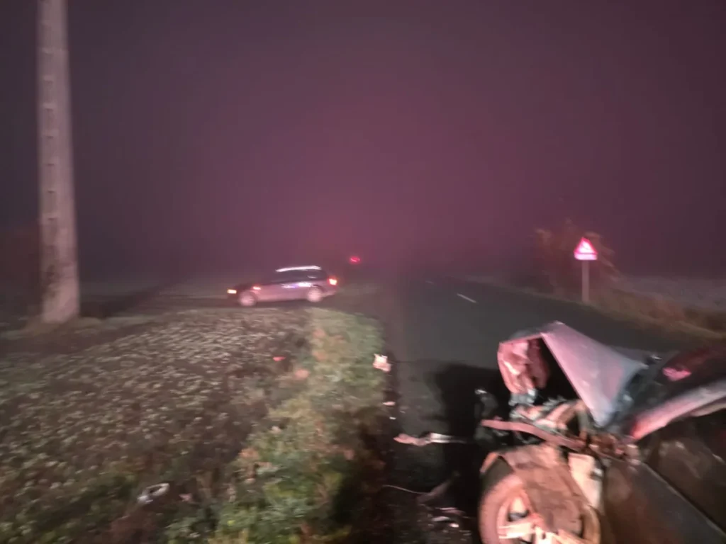 Accident la ieșirea din localitatea sânmartin spre grăniceri | trei tineri au fost transportați la spital 5 accident sanmartin4