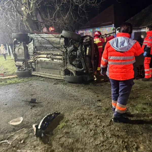 Accident mortal la călugăreni | o femeie de 55 de ani și-a pierdut viața în urma impactului dintre două autoturisme 5 calugareni accident 1