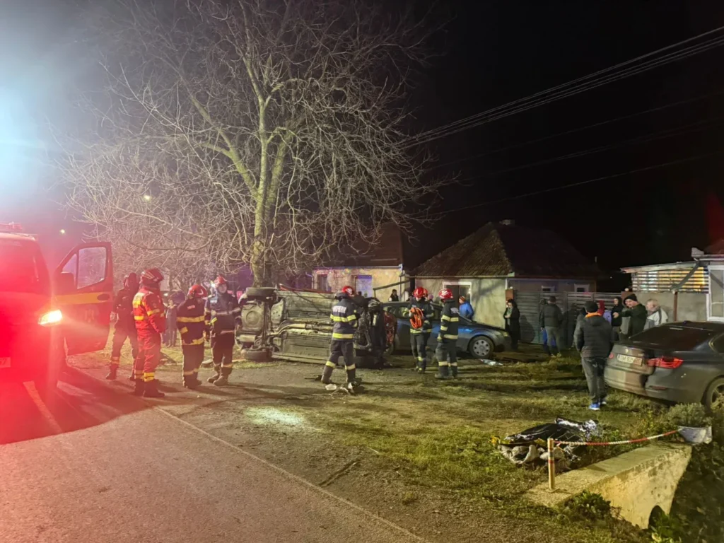 Accident mortal la călugăreni | o femeie de 55 de ani și-a pierdut viața în urma impactului dintre două autoturisme 3 calugareni accident 2