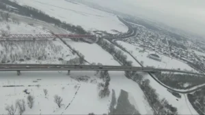 mureșul la arad, iarna 2026