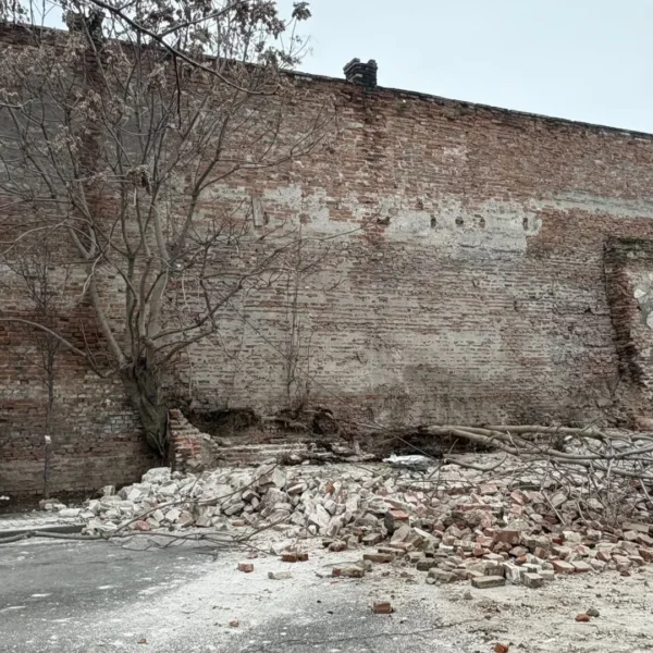 Actualizare | primăria arad a identificat vinovatul pentru prăbușirea zidului de cărămidă din parcul reconcilierii: falcă 2 zid reconcilierii 8