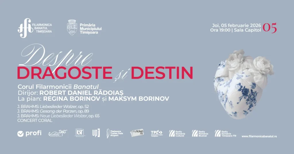 Filarmonica banatul timișoara | expresia vocală și cea simfonică, în două seri muzicale distincte 2 05 februarie