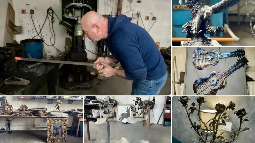 Dan grecu - un artist al fierului | când forța, creativitatea și meseria transformă obiectul brut în subiect-bijuterie 4 dan grecu