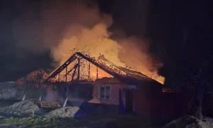 incendiu la o casă din șeitin