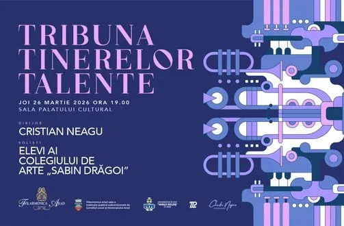 Filarmonica arad | programul lunii martie 2026 5 tribuna tinerelor talente poster