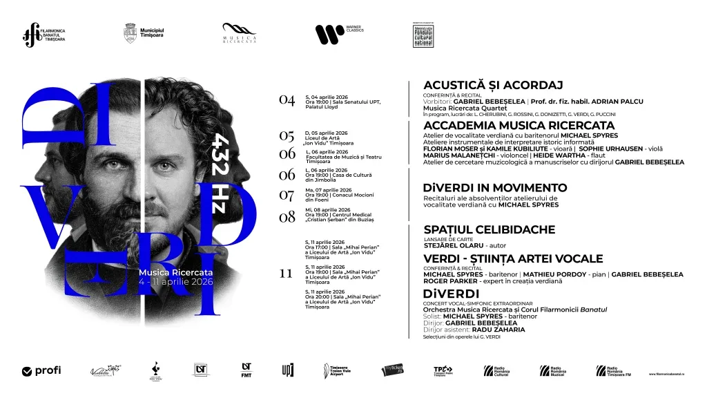 Musica ricercata | diverdi | timișoara devine capitala cercetării și interpretării muzicii lui giuseppe verdi 5 afis musica ricercata