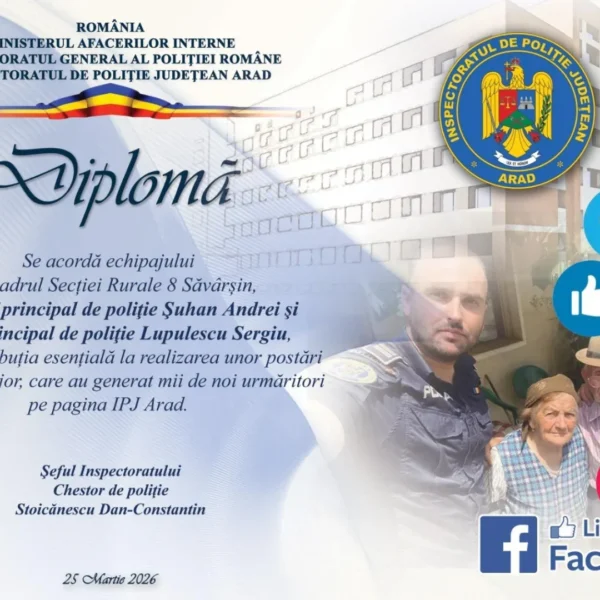 Ziua Poliției Române, la Arad