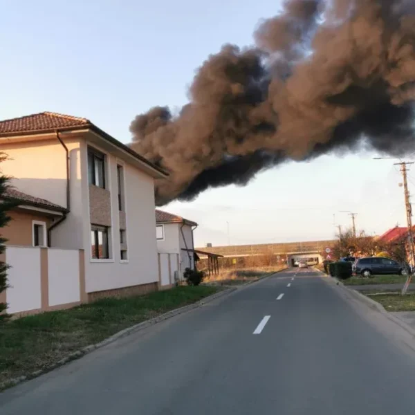 Incendiu violent la o fabrică de polistiren din aradul nou 8 incendiu ar nou 4