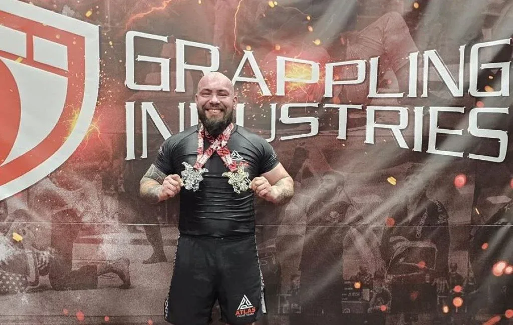 Polițistul arădean alexandru-iulian vereș - aur și argint la două probe de brazilian jiu jitsu, la competiția internațională grappling industries 1 whatsapp image 2026 03 17 at 14.15.00