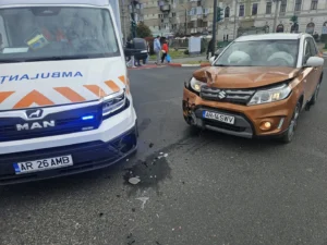 un echipaj de ambulanță care