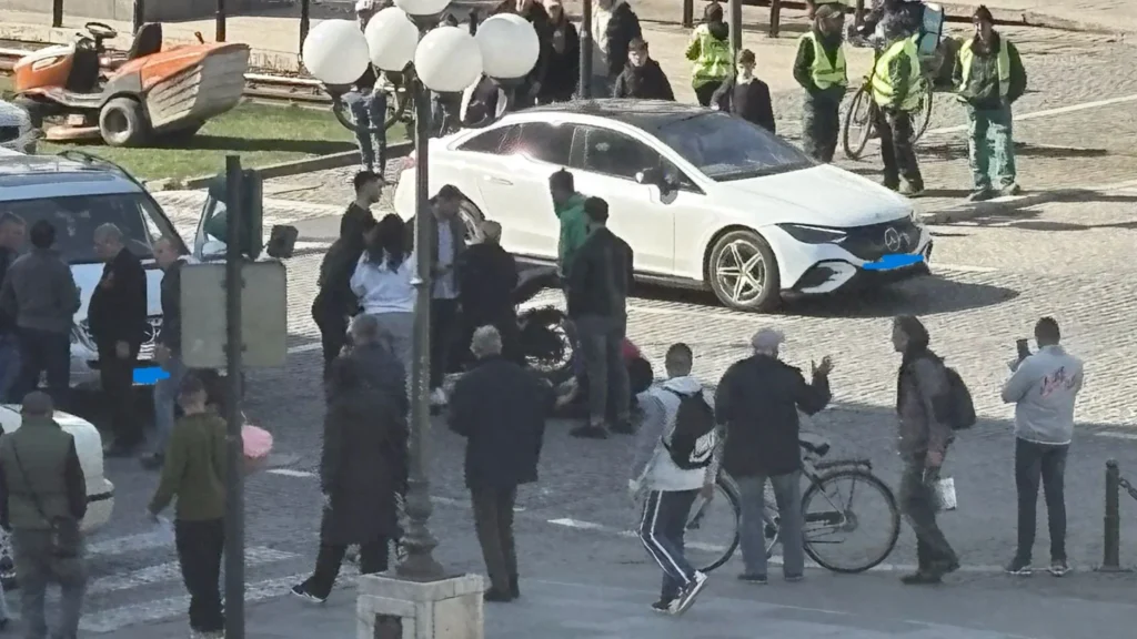 Accident în fața primăriei arad 2 accident centru arad1