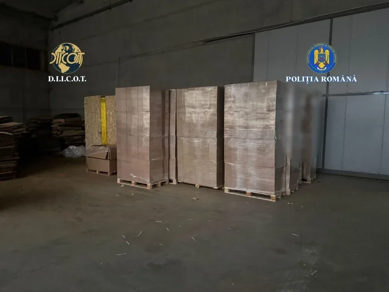 Diicot | fabrică clandestină de țigări, aparținând unei grupări transfrontaliere, descoperită în județul timiș | liderul grupării, un cetățean ucrainean 2 big whatsapp image 2026 03 04 at 11.10.01 1