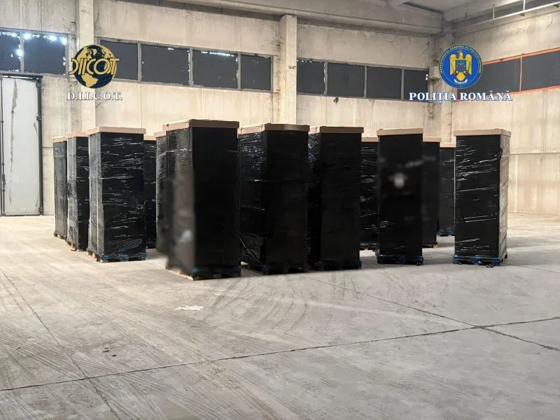 Diicot | fabrică clandestină de țigări, aparținând unei grupări transfrontaliere, descoperită în județul timiș | liderul grupării, un cetățean ucrainean 7 big whatsapp image 2026 03 04 at 11.10.04 1