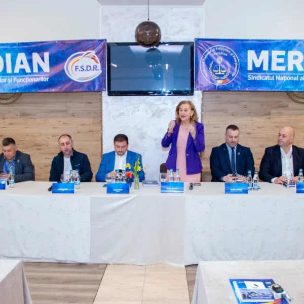 Reorganizările din polițiile locale și grila unică de salarizare - temele sindicatului național al polițiștilor și funcționarilor meridian abordate la moneasa 10 snpf 014