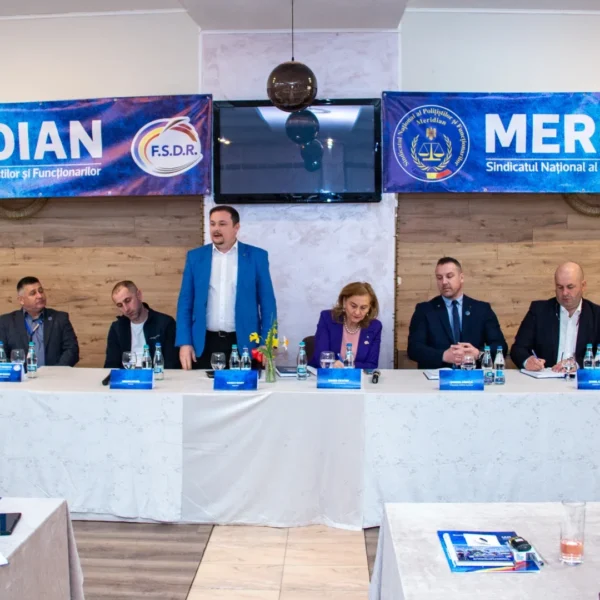 Reorganizările din polițiile locale și grila unică de salarizare - temele sindicatului național al polițiștilor și funcționarilor meridian abordate la moneasa 9 snpf 018