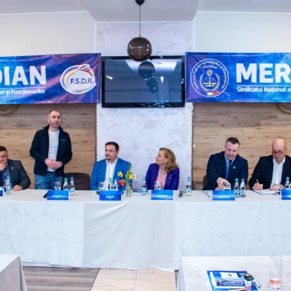 Reorganizările din polițiile locale și grila unică de salarizare - temele sindicatului național al polițiștilor și funcționarilor meridian abordate la moneasa 7 snpf 021