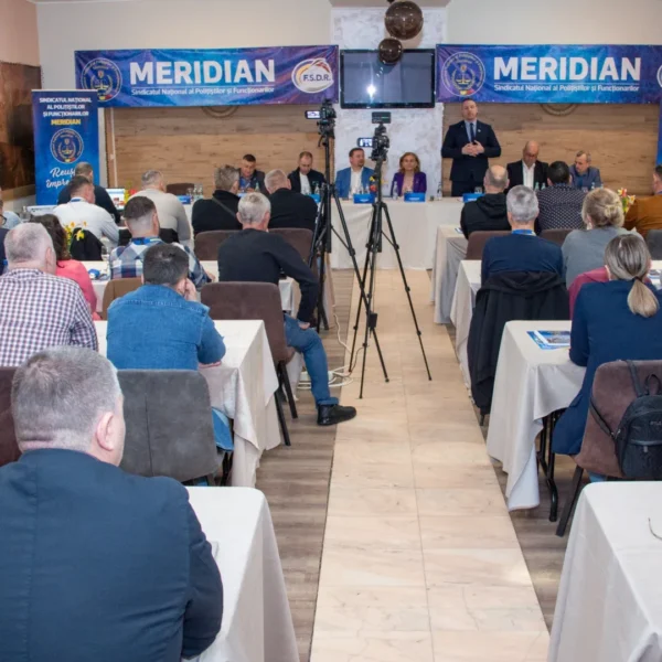 Reorganizările din polițiile locale și grila unică de salarizare - temele sindicatului național al polițiștilor și funcționarilor meridian abordate la moneasa 5 snpf 024
