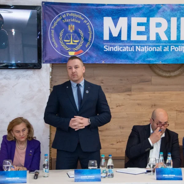 Reorganizările din polițiile locale și grila unică de salarizare - temele sindicatului național al polițiștilor și funcționarilor meridian abordate la moneasa 6 snpf 025