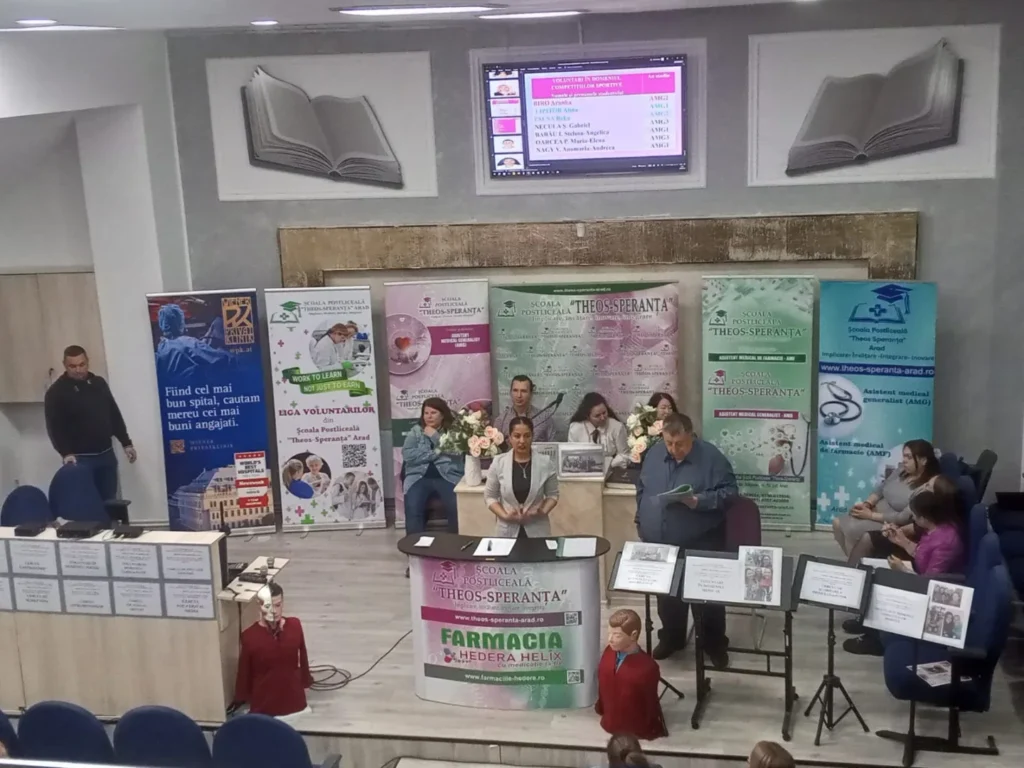 Proiectele de voluntariat ale școlii postliceale theos speranța arad | work to learn, not just to earn 1 theos speranța