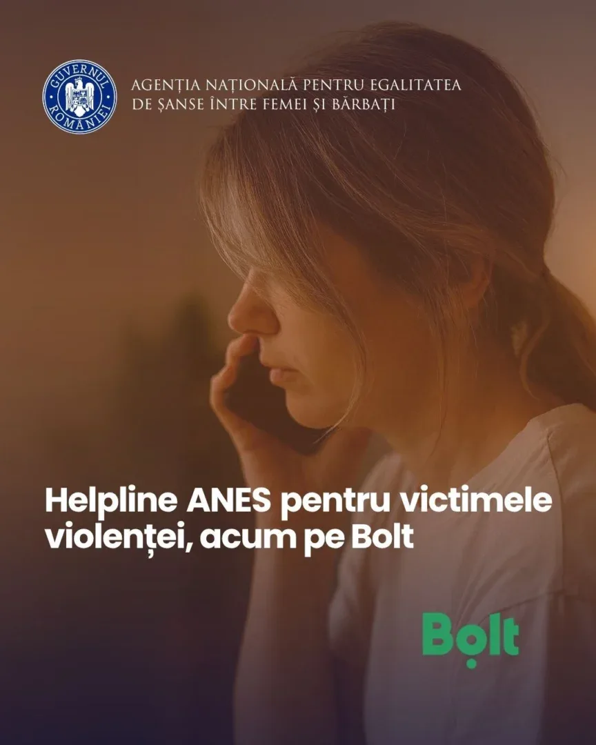 Anes și bolt, parteneri împotriva violenței domestice 2 cartolina parteneriat