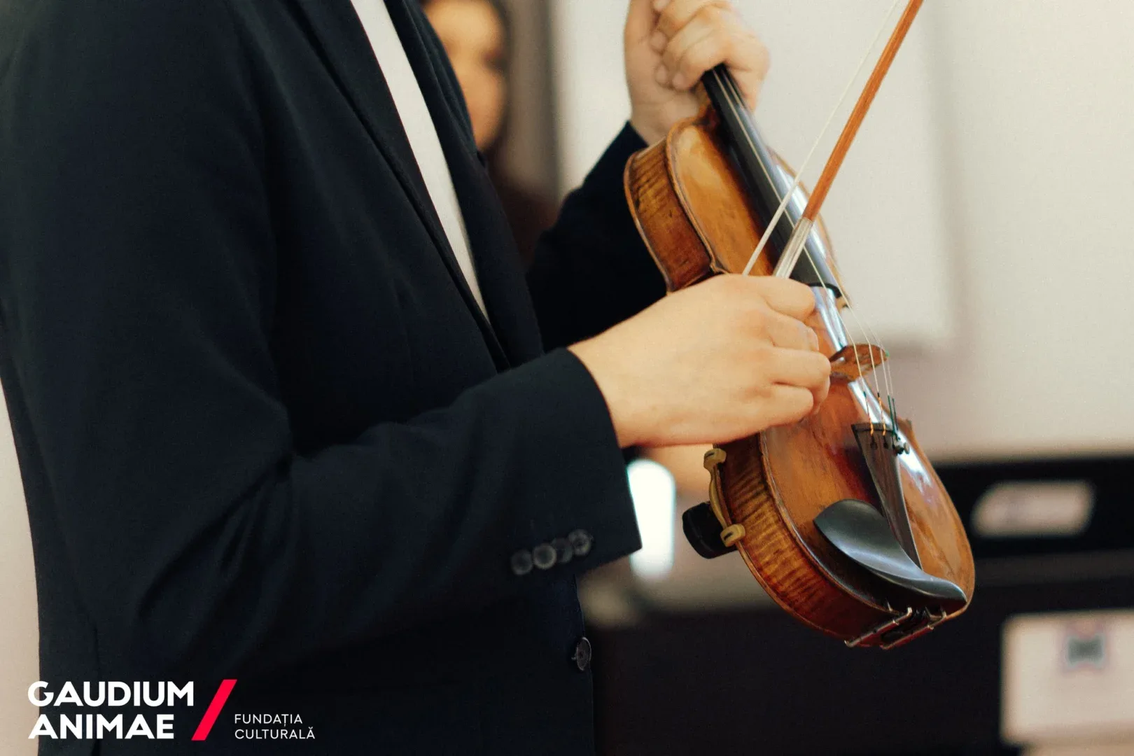 „un stradivarius în școli” - ediția specială pentru copii deficienți de vedere ajunge la arad | violonistul răzvan stoica și pianista andreea stoica se vor întâlni cu elevii de la liceul special „sfânta maria” 8 un stradivarius in scoli 5