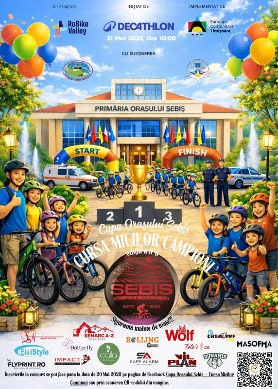 Cupa orașului sebiș – cursa micilor campioni, ediția a 2-a: o sărbătoare a copilăriei, a sportului și a comunității 1 cupa orașului sebiș