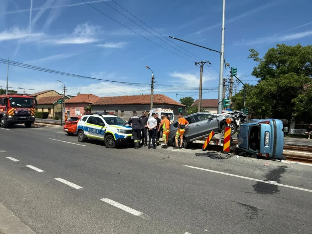 accident pe calea radnei provocat