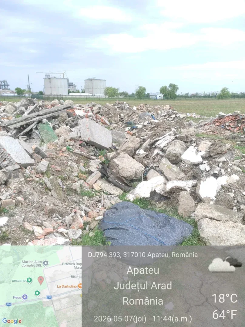 În județul arad, depozitările ilegale de deșeuri sunt de neoprit 5 deseuri apateu arad