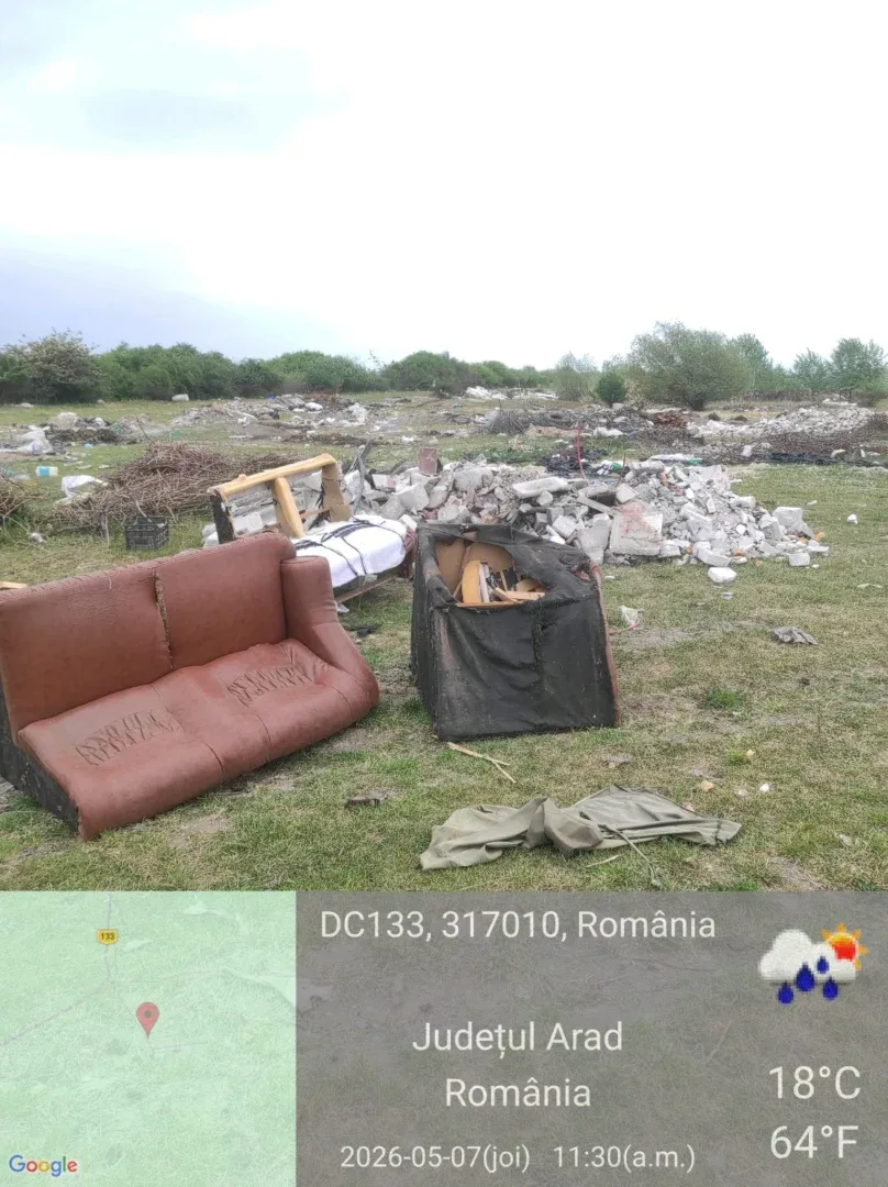 În județul arad, depozitările ilegale de deșeuri sunt de neoprit 6 deseuri apateu arad1