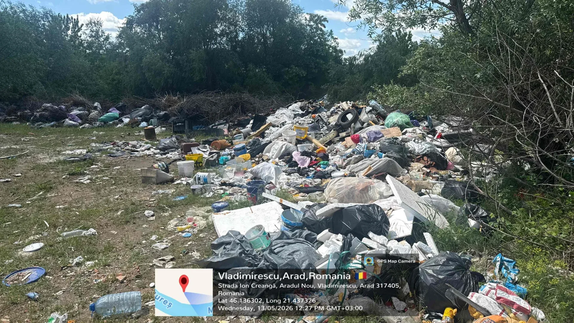 În județul arad, depozitările ilegale de deșeuri sunt de neoprit 3 deseuri vladimirescu arad1