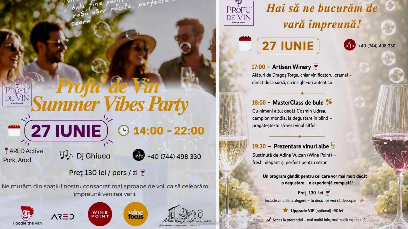 „summer vibes party” la ared active park cu profu’ de vin 1 ared - profu` de vin