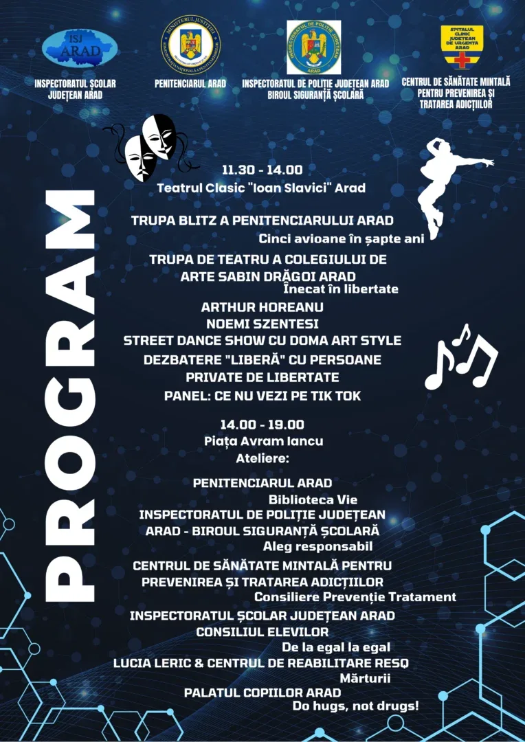 program eveniment antidrog 2026