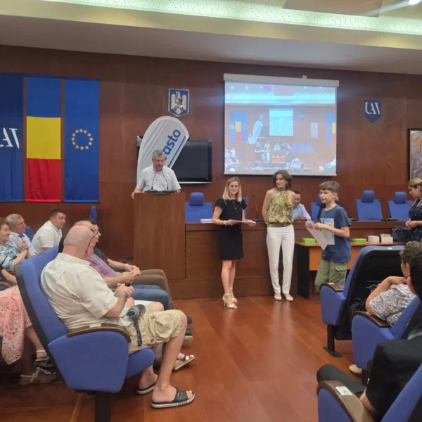 Festivitatea de premiere a olimpicilor arădeni la disciplinele matematică și informatică 7 olimpici6