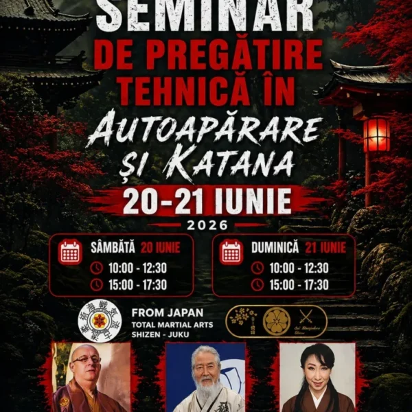 Două seminare de autoapărare prin tehnici de koryu-jujitsu și mânuirea katanei, în acest weekend 4 semninar autoaparare 3