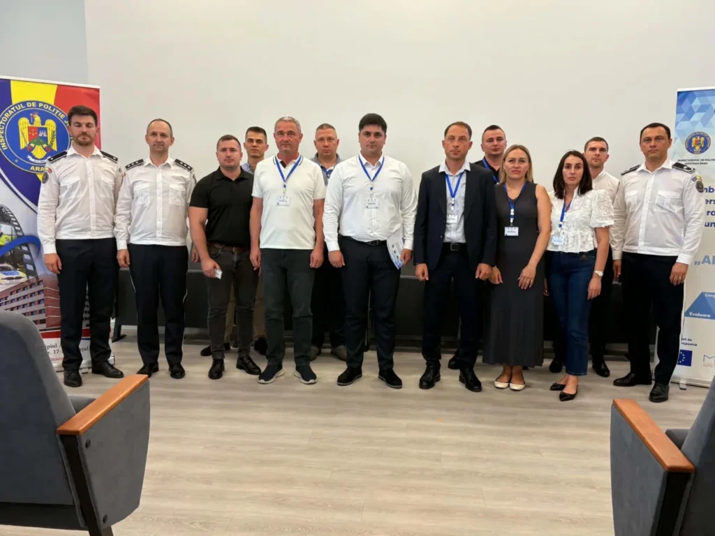 Polițiștii din arad și republica moldova, parteneri în proiectul european ar-stop pentru combaterea traficului de persoane 11 ipj arad rep mld7