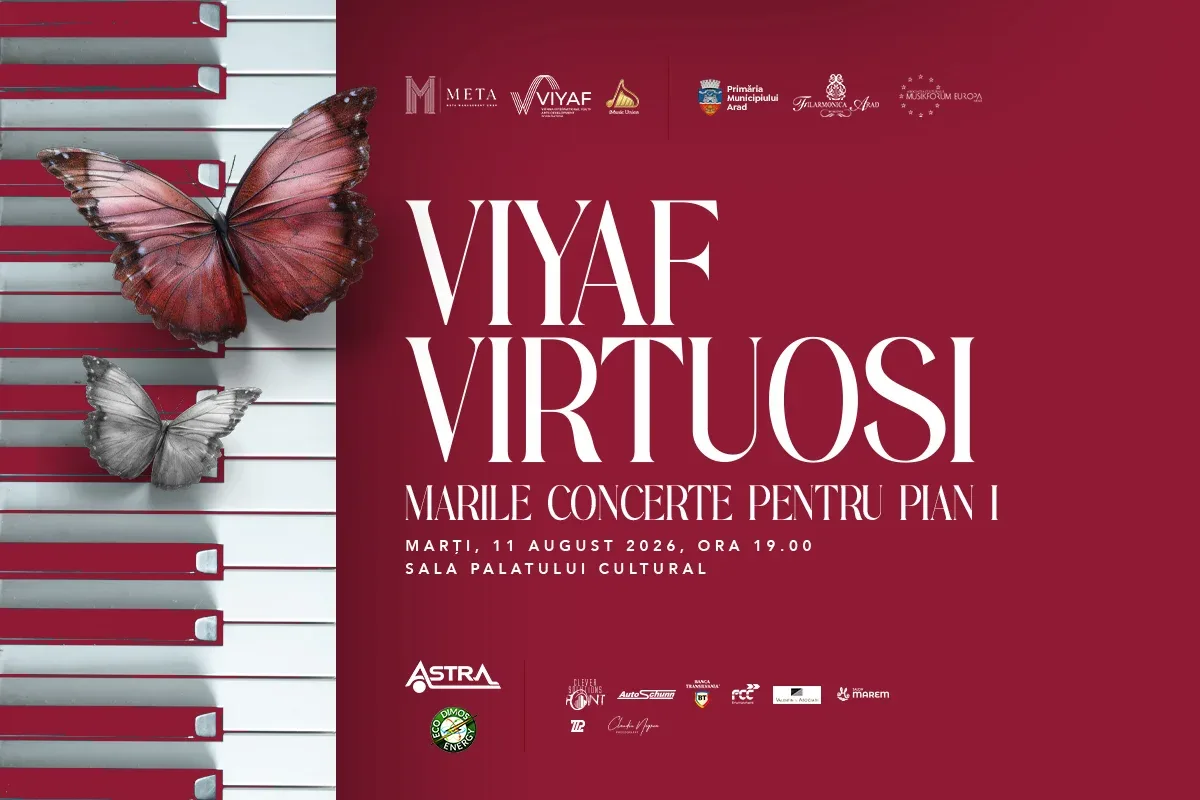 Filarmonica arad | programul lunii august 2026 3 marile concerte pentru pian 1